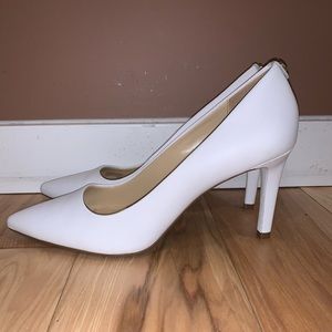 Michael Kors White Pumps